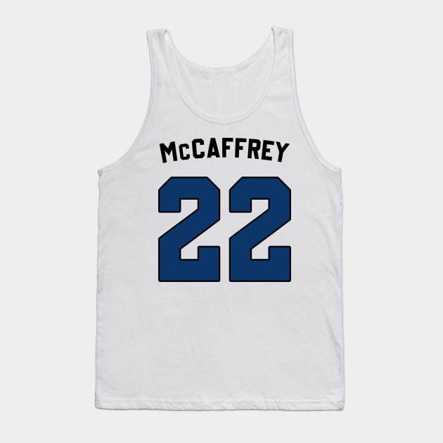 Christian McCaffrey Back Tank Top by Cabello's